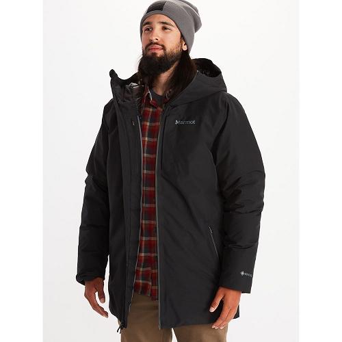 Marmot Parka Black NZ - Oslo Jackets Mens NZ9487165